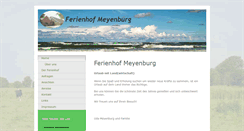 Desktop Screenshot of ferienhof-meyenburg.de